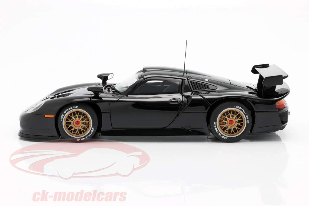 Porsche 911 GT1 Plain Krop Version Årgang 1997 sort 1:18 AUTOart