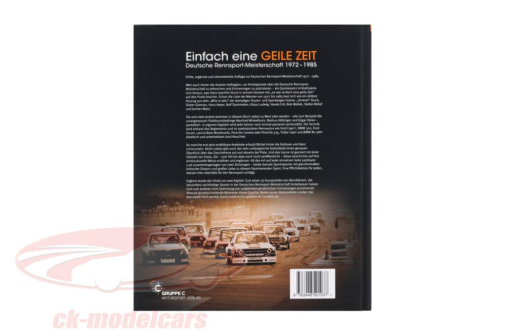 Libro: Simplemente un genial tiempo / Alemanes Campeonato de carreras 1972-1985