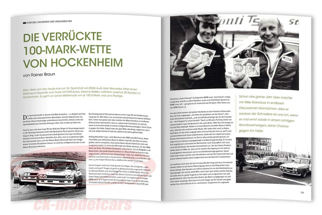 Libro: Simplemente un genial tiempo / Alemanes Campeonato de carreras 1972-1985