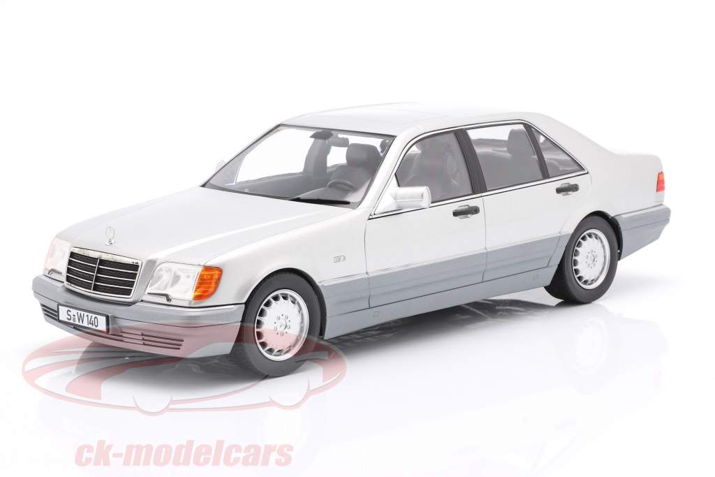 Mercedes-Benz S500 (W140) Année de construction 1994-98 brillant argent / gris 1:18 iScale