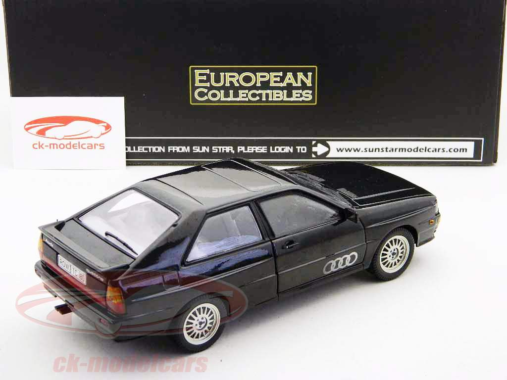 Audi Quattro Coupe Bj. 1981 schwarz / black 1:18 SunStar