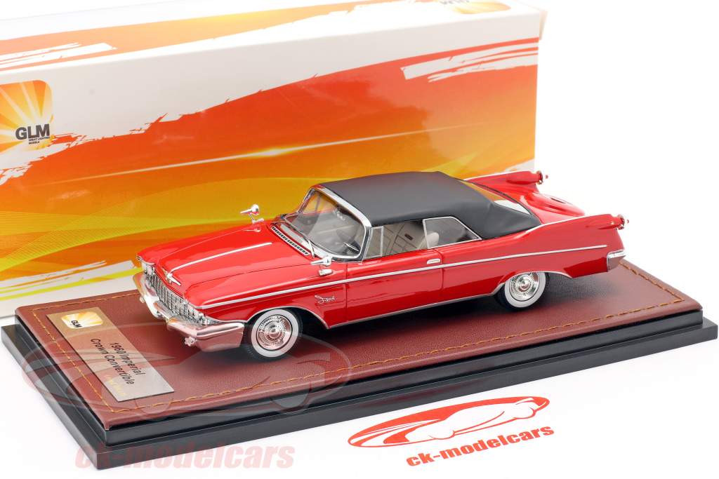 Imperial Crown Convertible Closed Top Год постройки 1960 красный 1:43 GLM