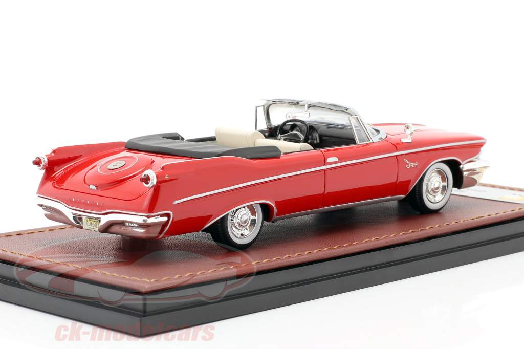Imperial Crown Convertible Open Top Byggeår 1960 rød 1:43 GLM