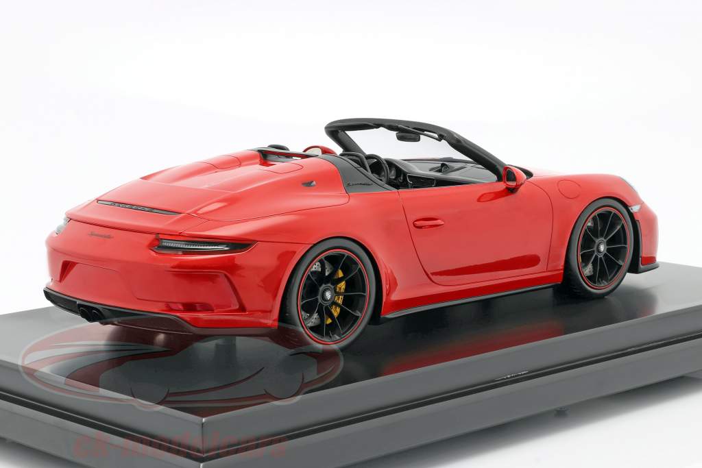 Porsche 911 (991 II) Speedster year 2019 guards red with Showcase 1:12 Spark