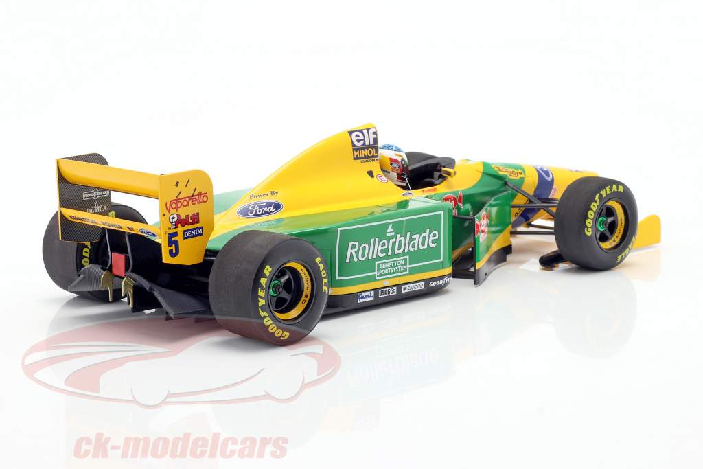 Michael Schumacher Benetton B193B #5 2nd Canadian GP F1 1993 1:18 Minichamps