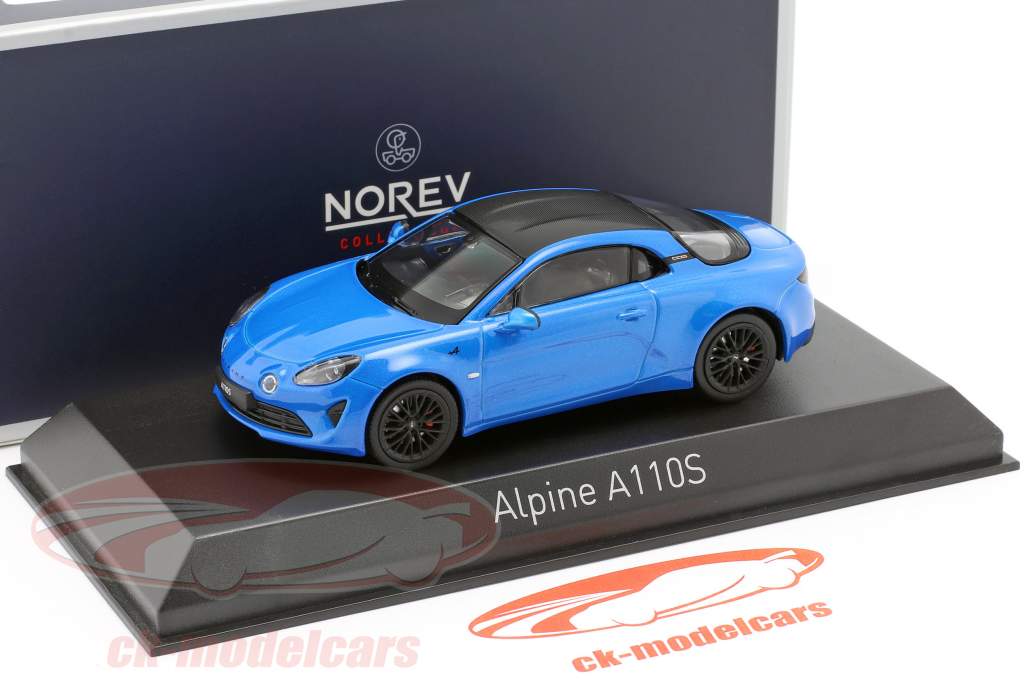 Alpine A110S year 2019 alpine blue 1:43 Norev