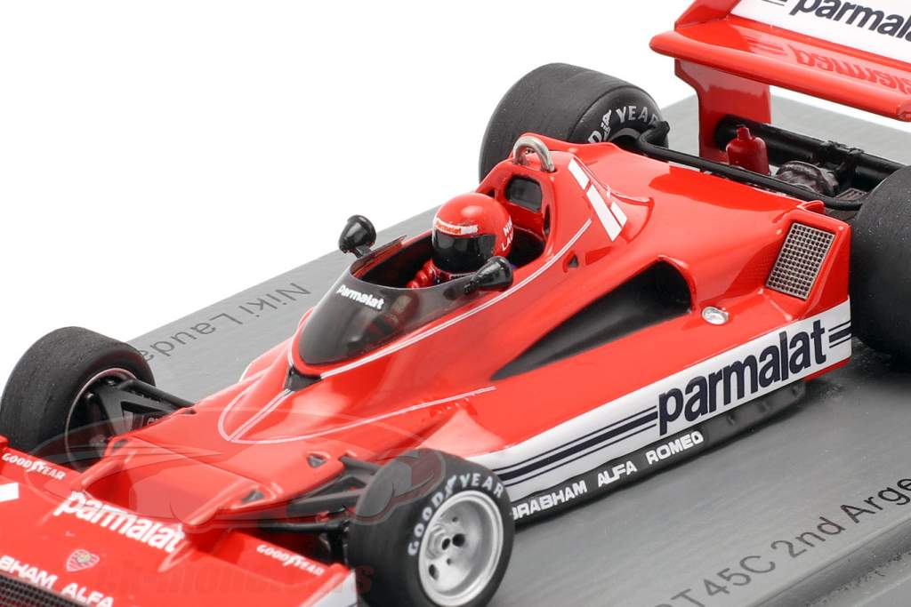Niki Lauda Brabham BT45C #1 2e Argentin GP Formule 1 1978 1:43 Spark