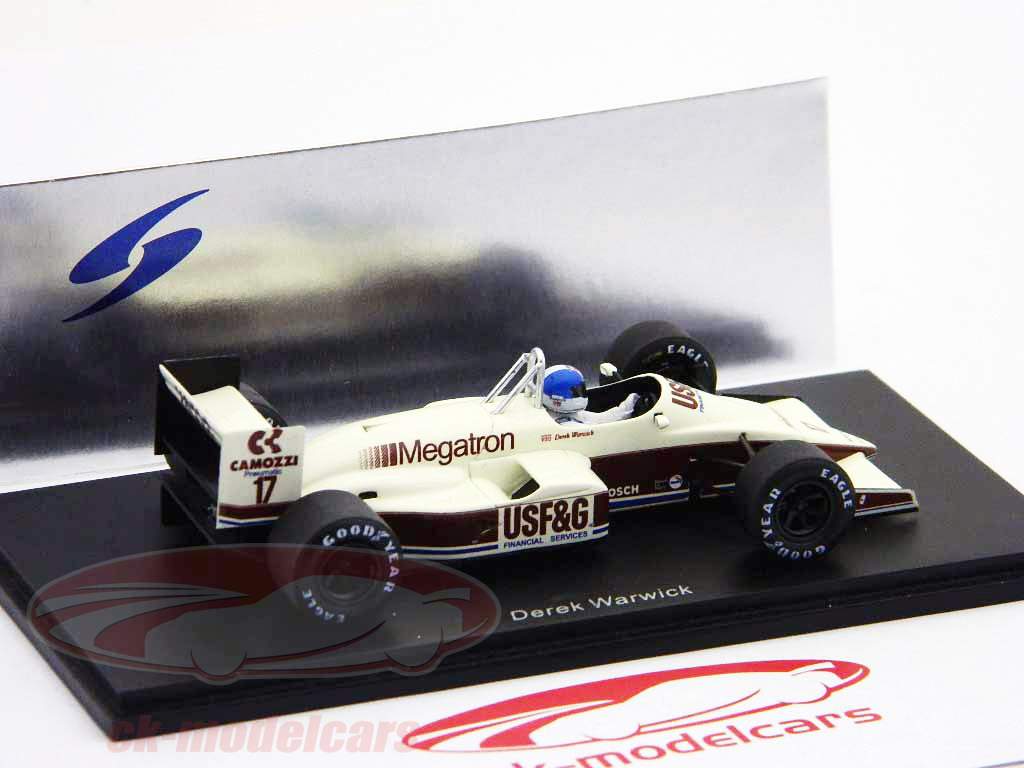 D.ワーウィックアローズA10＃17フォーミュラ1モナコGP 1987 1：43スパーク