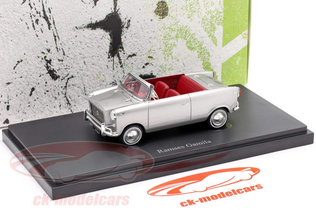 Ramses Gamila year 1961 silver 1:43 AutoCult