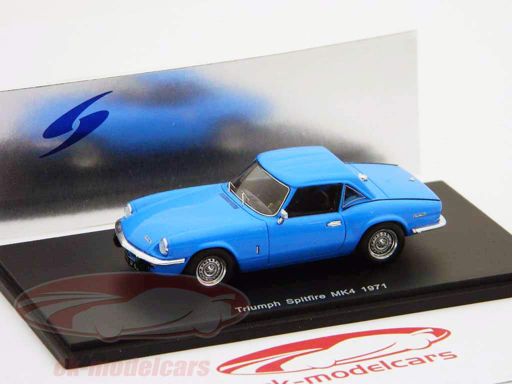 Triumph Spitfire MK4 bleu / bleu année 1971 Spark 1:43