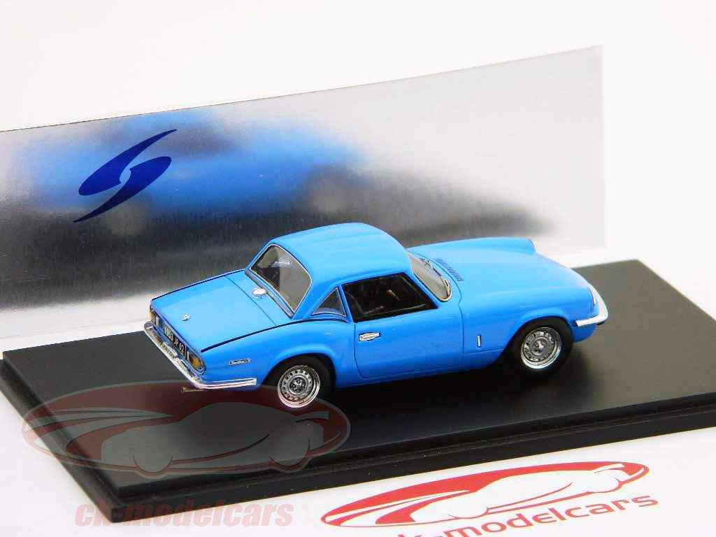 Triumph Spitfire MK4 bleu / bleu année 1971 Spark 1:43