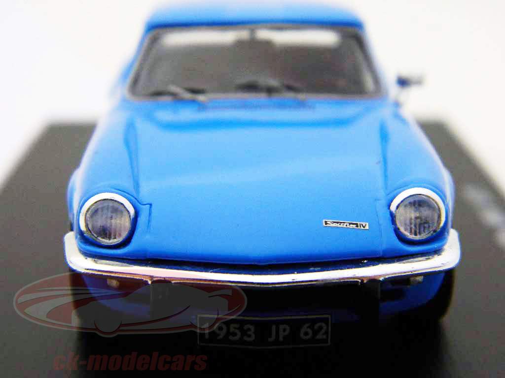 Triumph Spitfire MK4 bleu / bleu année 1971 Spark 1:43
