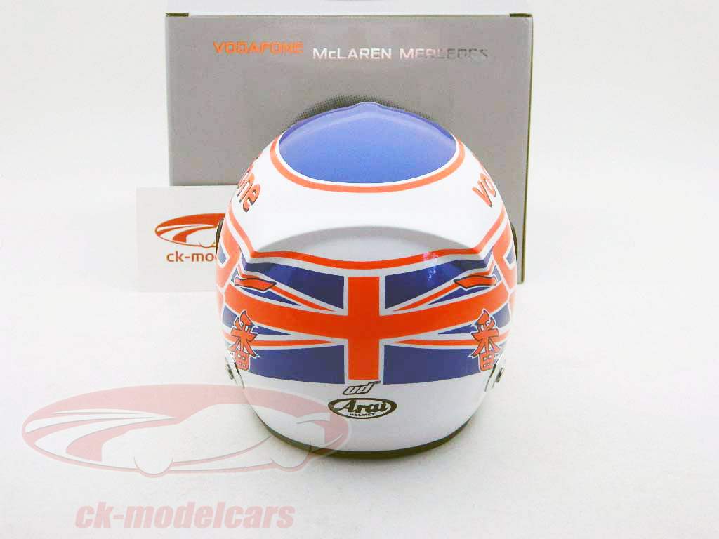 J. Button McLaren Formel 1 2012 Helmet / hjelm Arai 1:02