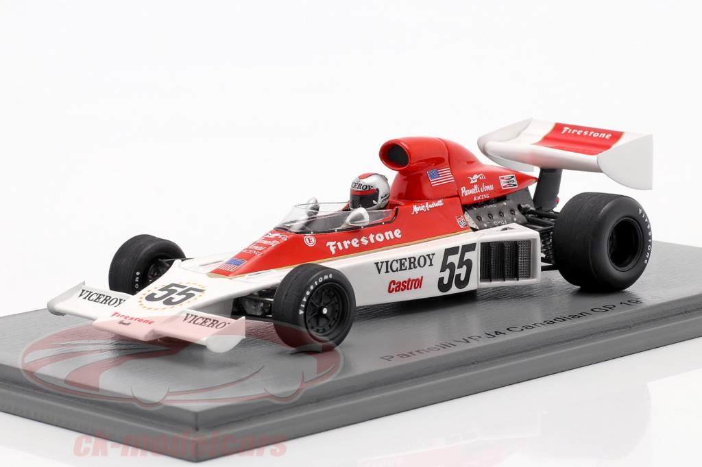 Mario Andretti Parnelli VPJ4 #55 canadiske GP formel 1 1974 1:43 Spark