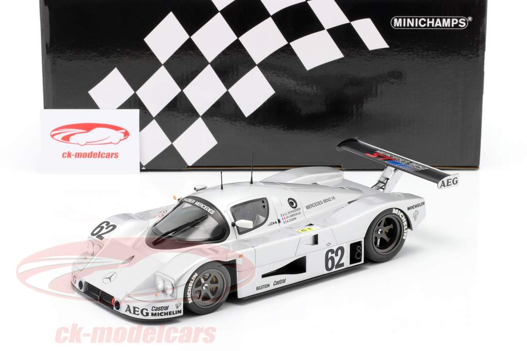 Sauber-Mercedes C9 #62 5e 24h LeMans 1989 Schlesser, Jabouille, Cudini 1:18 Minichamps