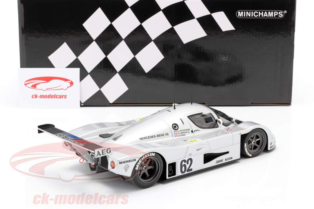 Sauber-Mercedes C9 #62 5e 24h LeMans 1989 Schlesser, Jabouille, Cudini 1:18 Minichamps