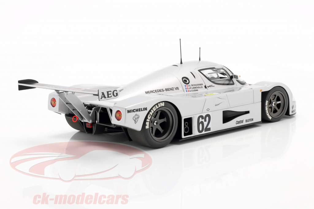 Sauber-Mercedes C9 #62 5e 24h LeMans 1989 Schlesser, Jabouille, Cudini 1:18 Minichamps