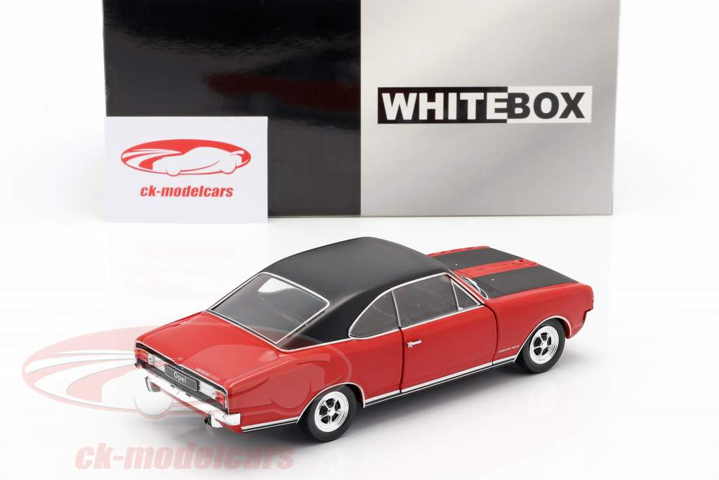 Opel Commodore A GS/E rot / schwarz 1:24 WhiteBox