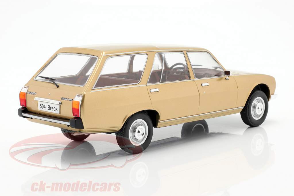 Peugeot 504 Break Año de construcción 1976 oro 1:18 ModelCar Group