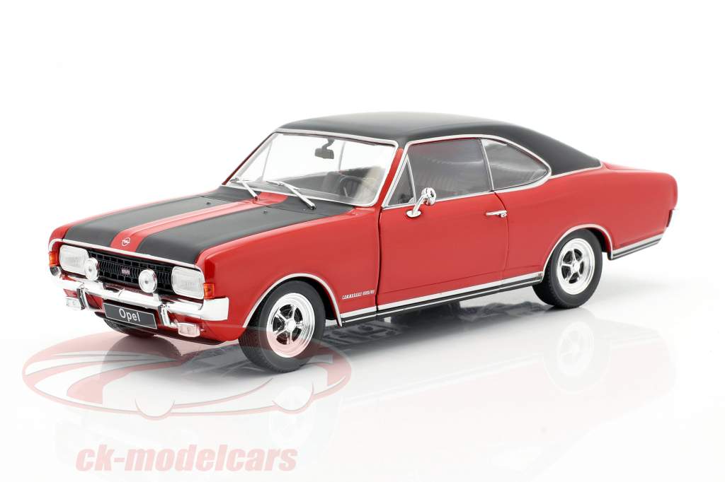 Opel Commodore A GS/E rojo / negro 1:24 WhiteBox