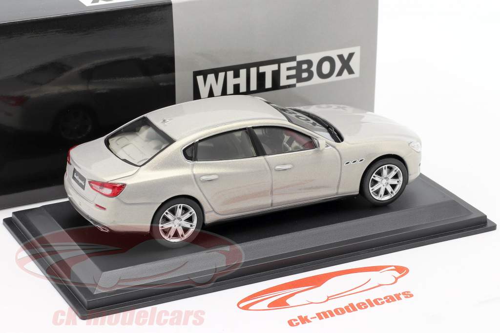 Maserati Quattroporte GTS light gray metallic 1:43 WhiteBox