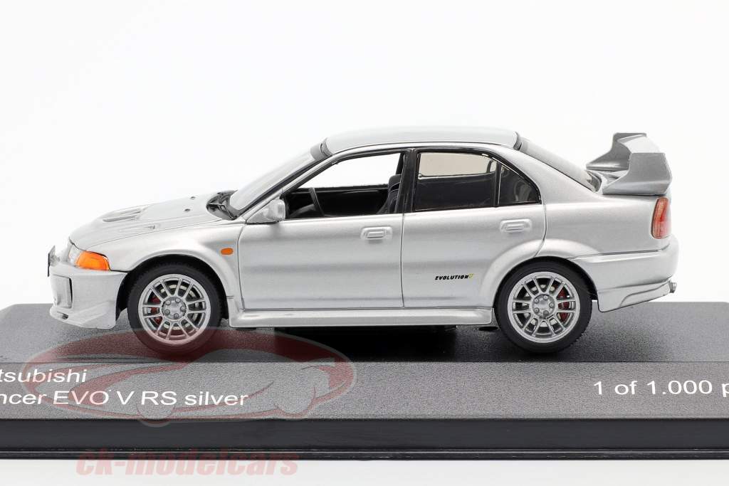 MItsubishi Lancer Evo V RS RHD 银 1:43 WhiteBox