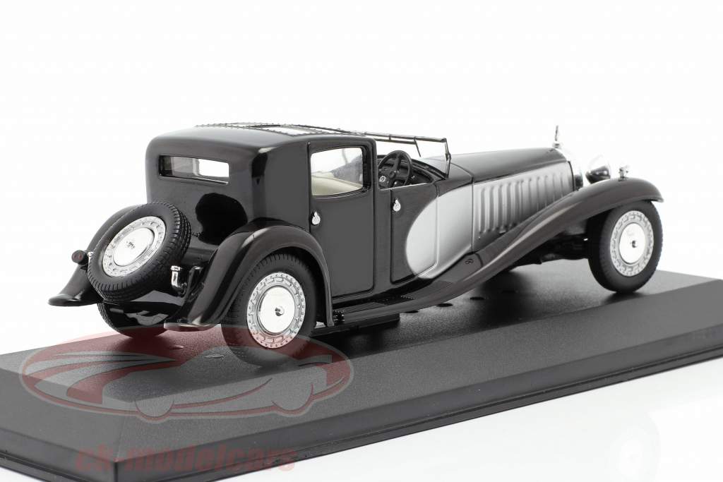 Bugatti Type 41 Royale preto / prata 1:43 WhiteBox