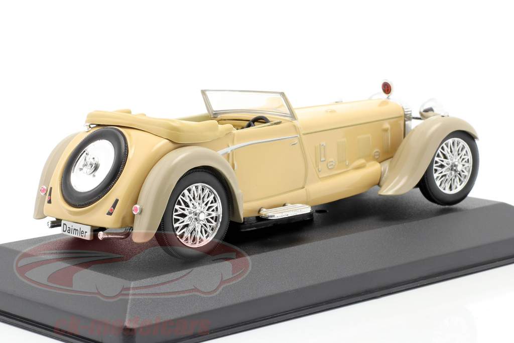 Daimler Double Six 50 Convertible jaar 1931 beige 1:43 WhiteBox