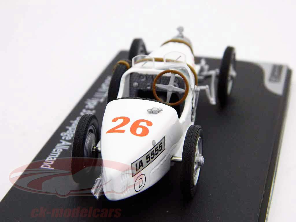 ブガッティタイプ35＃26国際グランプリレーシングチームドイツ1時43分モデルEligor