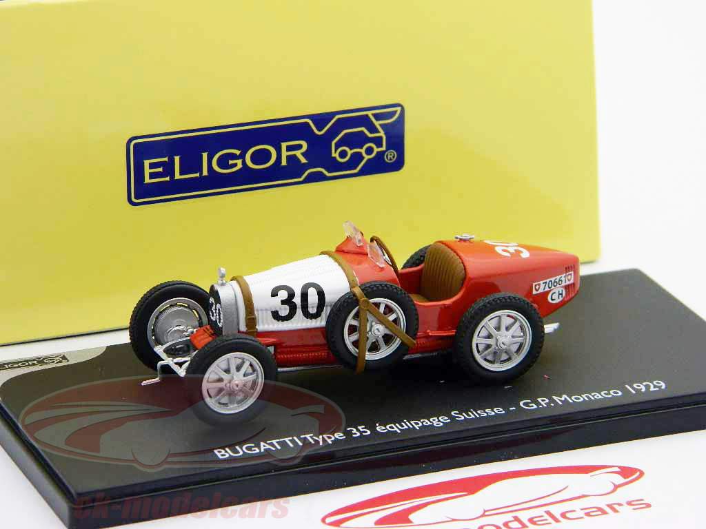 ブガッティタイプ35＃30国際グランプリレースモナコ1929 1時43分完成モデル