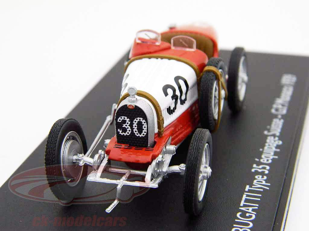 ブガッティタイプ35＃30国際グランプリレースモナコ1929 1時43分完成モデル