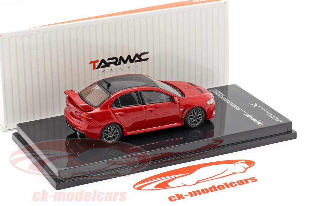 Mitsubishi Lancer Evolution X Final Edition reunión rojo 1:64 Tarmac Works