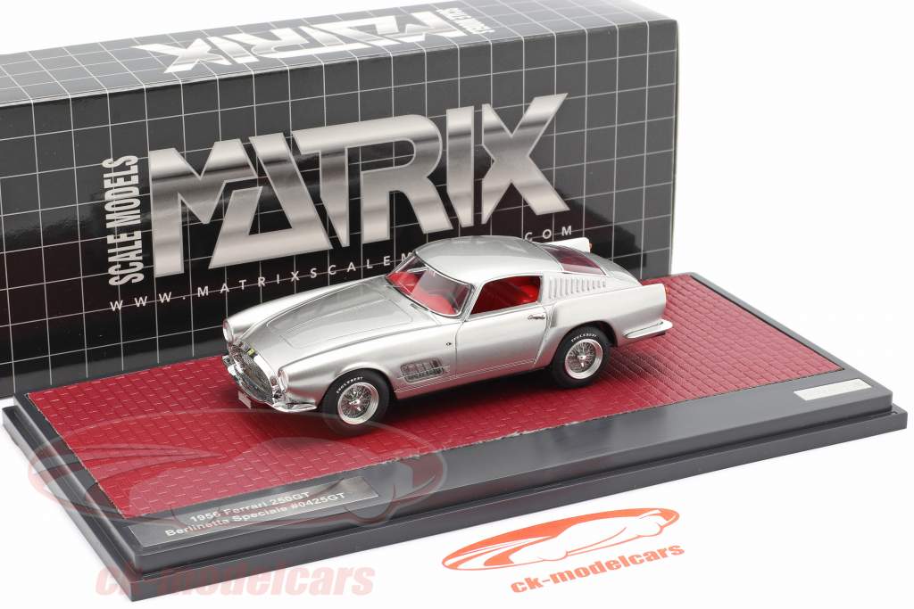 Ferrari 250 GT Berlinetta Speciale Anno di costruzione 1956 argento metallico 1:43 Matrix