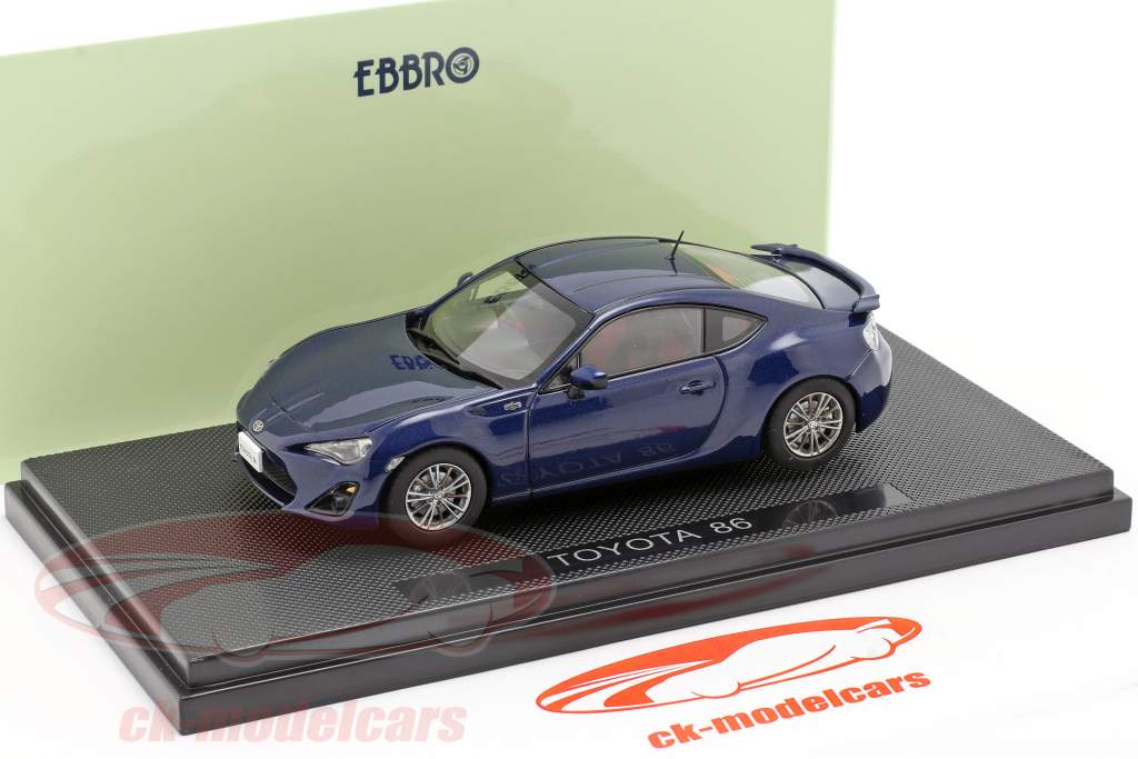 丰田86深蓝色/深蓝色1:43 EBBRO