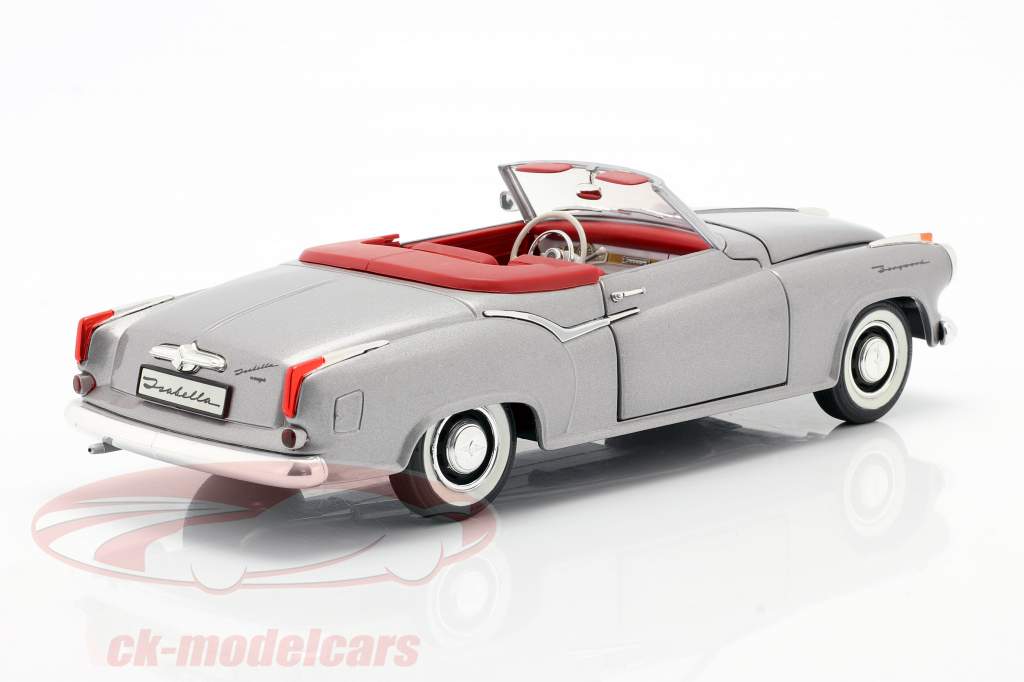 Borgward Isabella Cabriolet plata / rojo 1:18 Revell