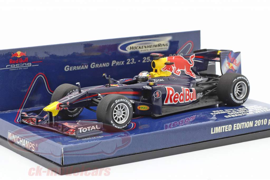 Sebastian Vettel Red Bull Racing Renault RB5 Showcar formula 1 2010 1:43 Minichamps
