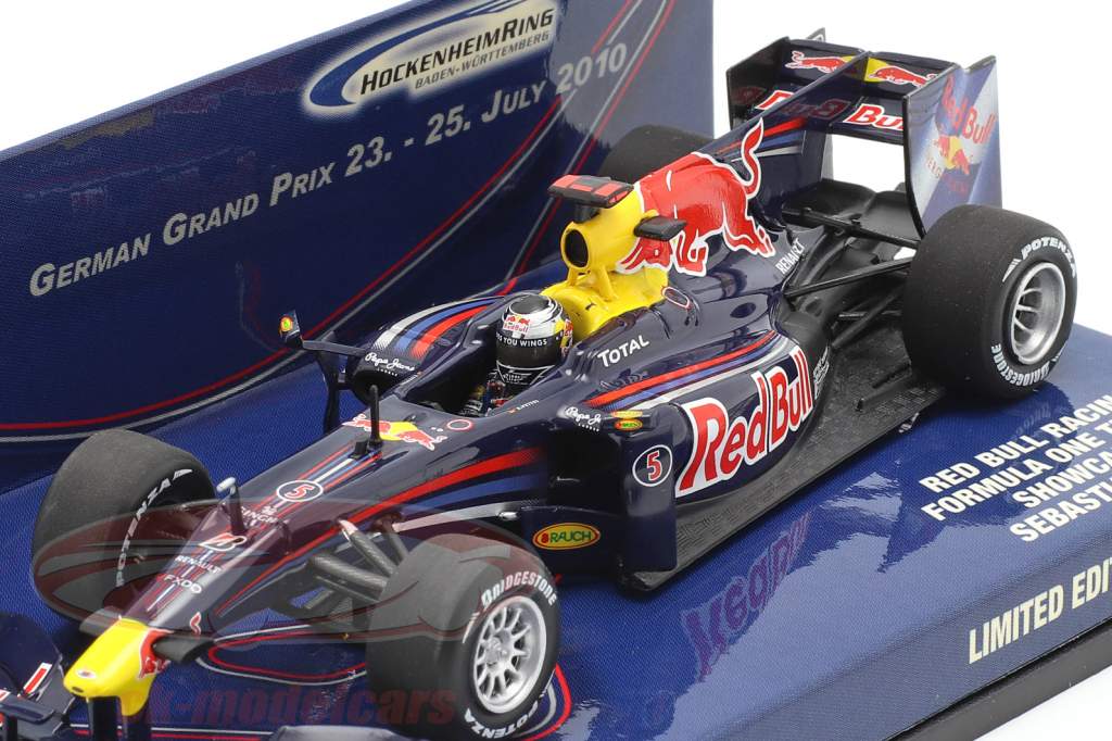 Sebastian Vettel Red Bull Racing Renault RB5 Showcar formula 1 2010 1:43 Minichamps