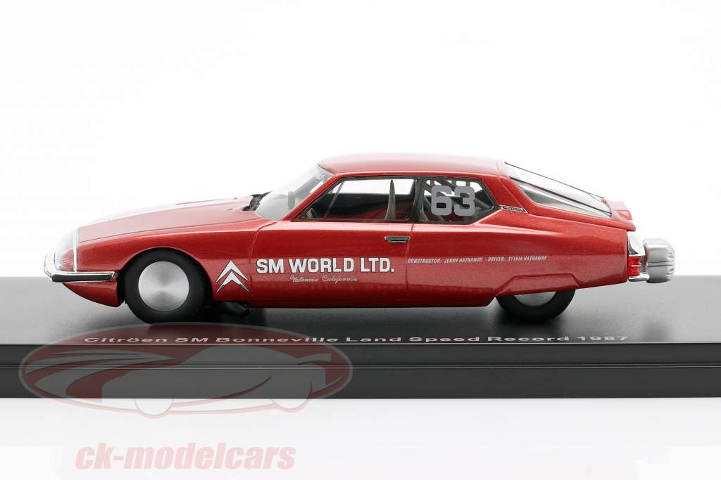 Citroen SM #63 Bonneville Land Speed Record Car 1987 Hathaway 1:43 Neo