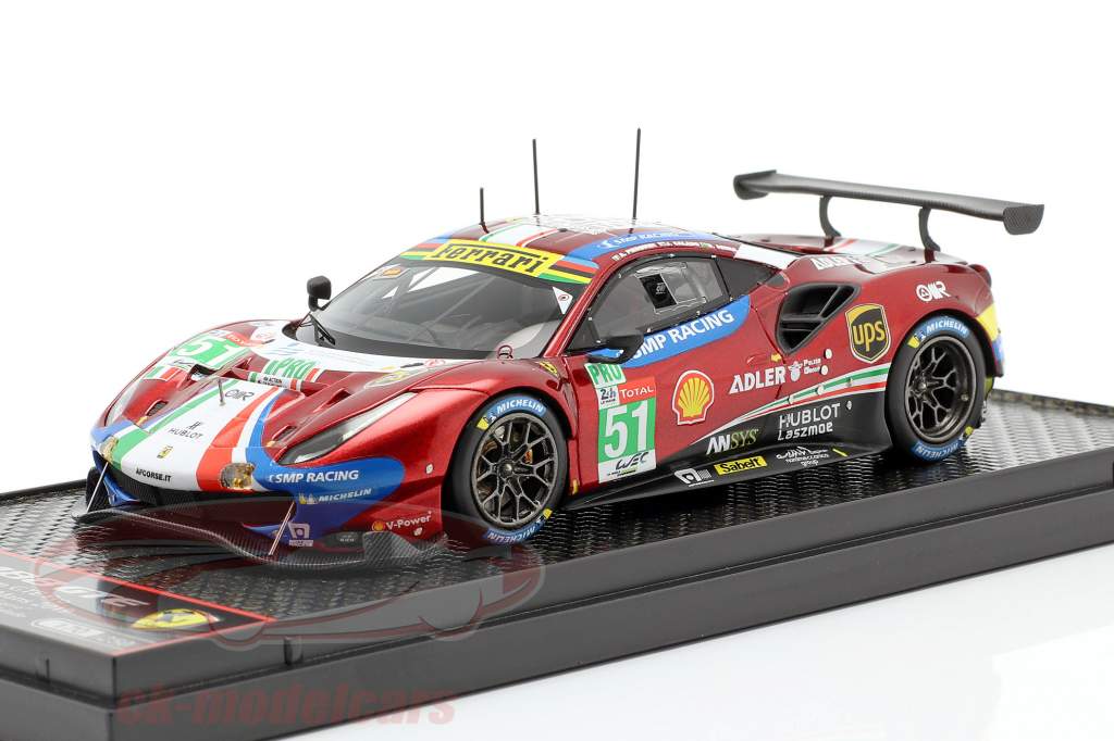Ferrari 488 GTE #51 vincitore LMGTE Pro 24h LeMans 2019 AF Corse 1:43 BBR