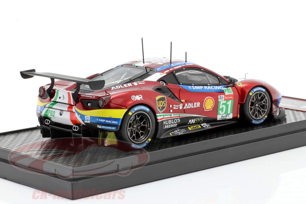 Ferrari 488 GTE #51 vincitore LMGTE Pro 24h LeMans 2019 AF Corse 1:43 BBR