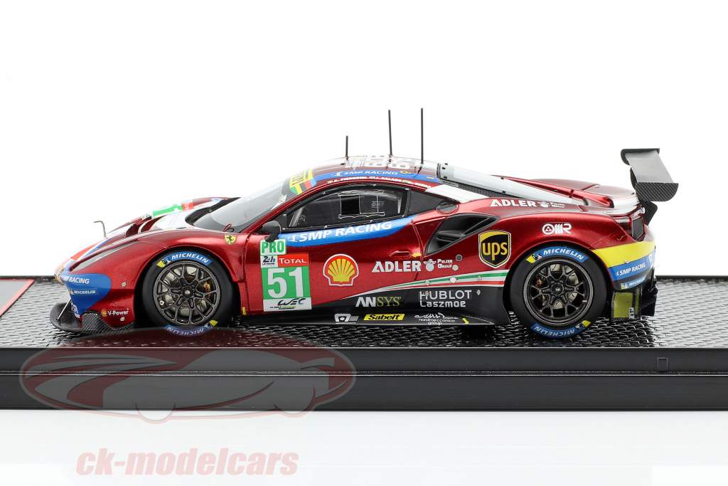 Ferrari 488 GTE #51 vincitore LMGTE Pro 24h LeMans 2019 AF Corse 1:43 BBR