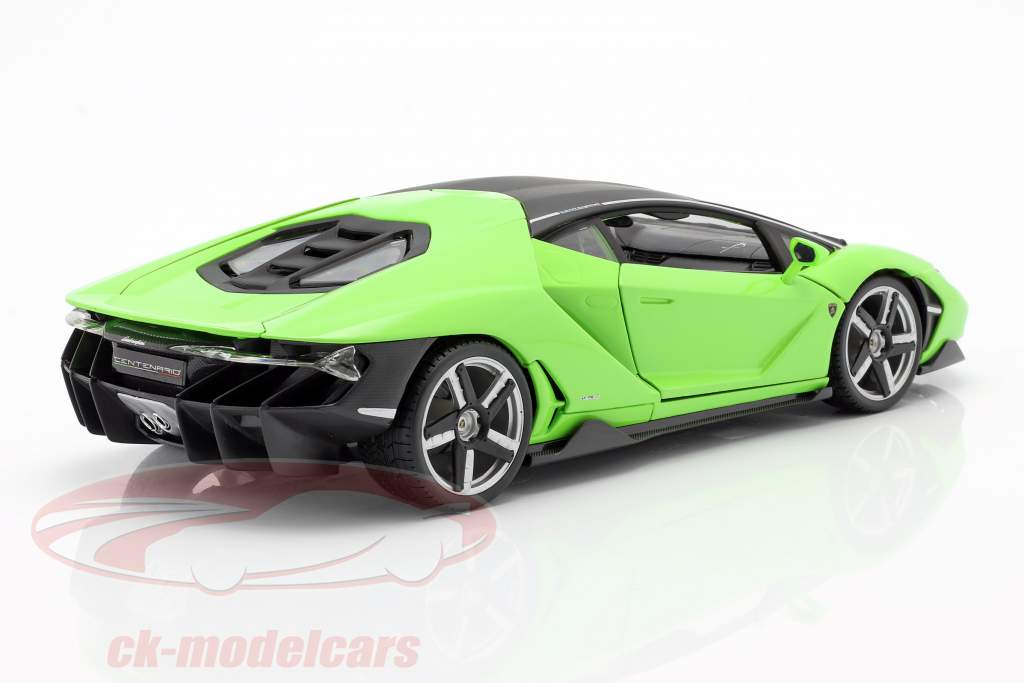 Lamborghini Centenario LP770-4 year 2016 green 1:18 Maisto