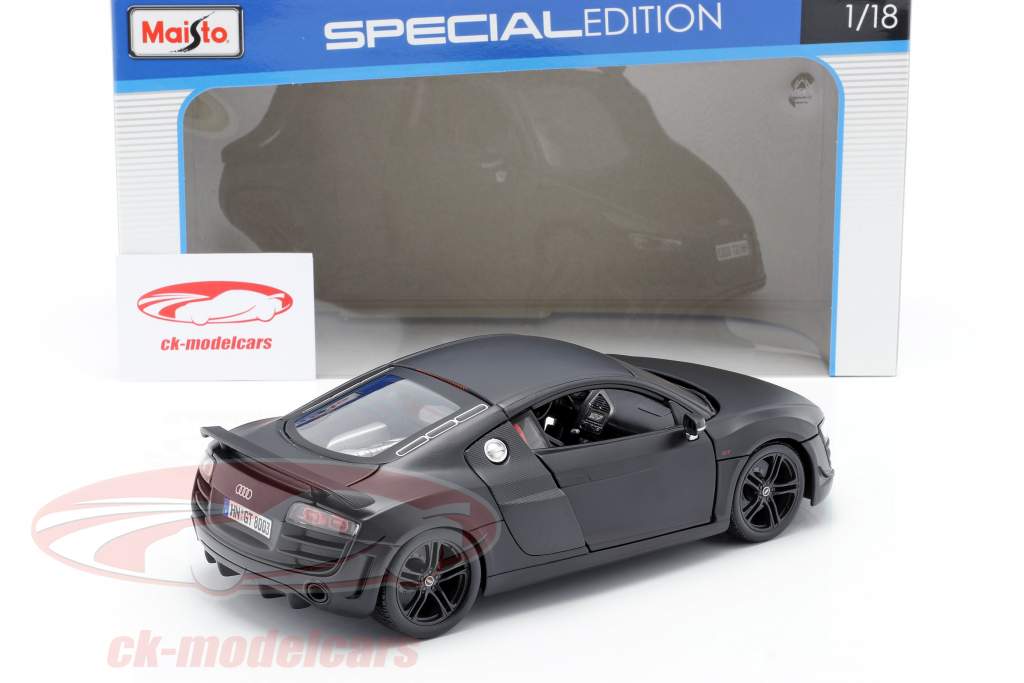 Audi R8 GT mat black 1:18 Maisto