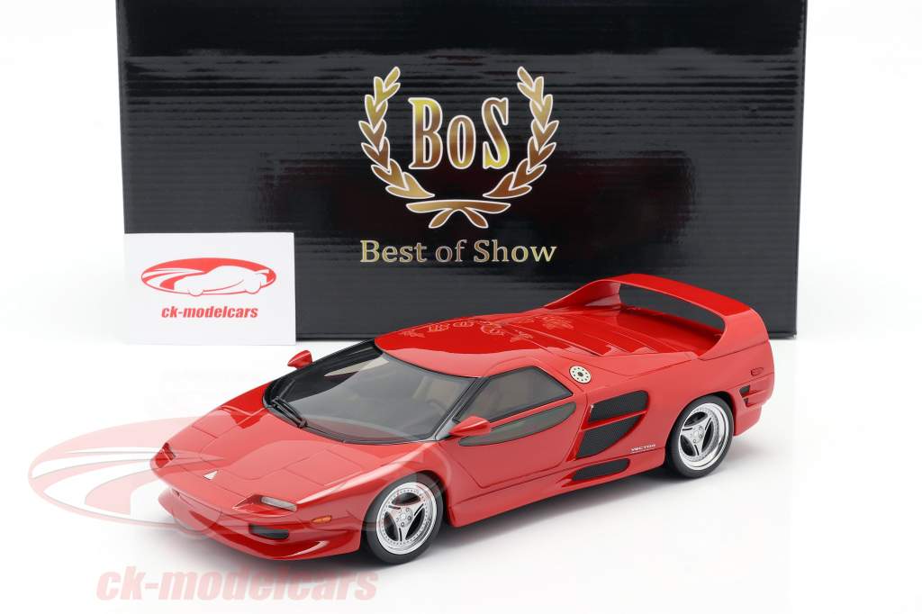 Vector M12 建設年 1995 赤 1:18 BoS-Models