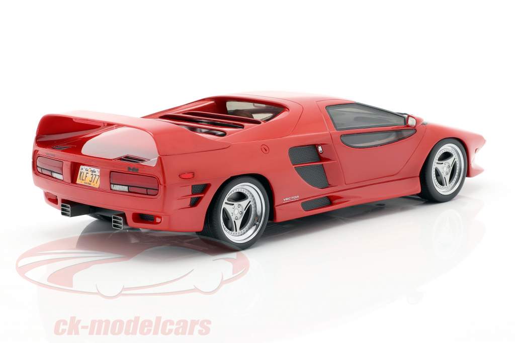 Vector M12 Bouwjaar 1995 rood 1:18 BoS-Models