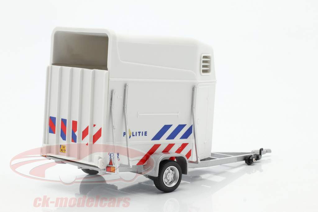 马 预告片 警察 荷兰 白色 1:43 Cararama