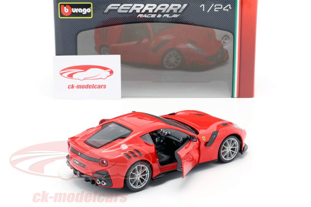Ferrari F12 TDF year 2016 red 1:24 Bburago