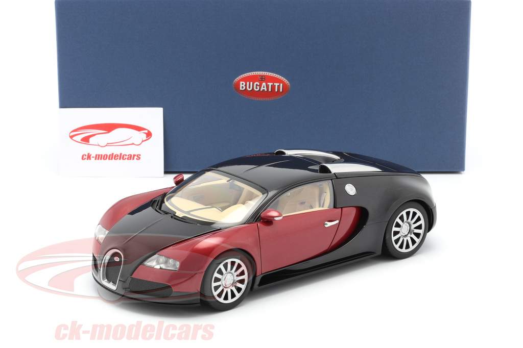 Bugatti EB 16.4 Veyron année de construction 2006 noir / pourpre 1:18 AUTOart