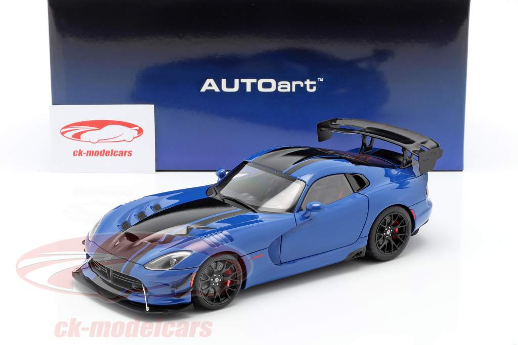 Dodge Viper ACR Anno di costruzione 2017 competition blu / nero 1:18 AUTOart