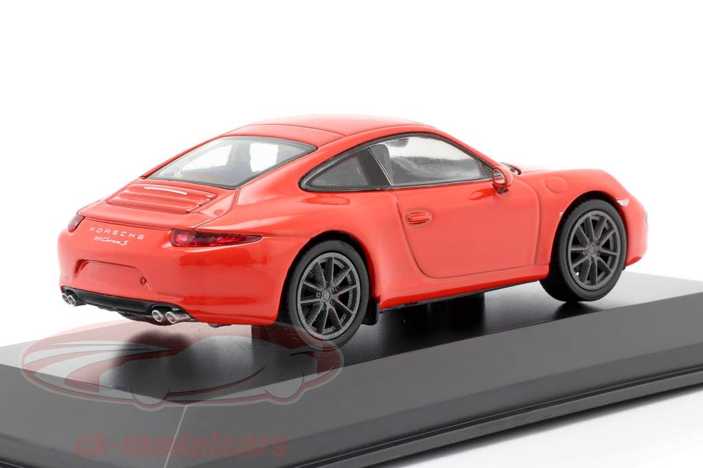 Porsche 911 (991) Carrera S lava orange 1:43 Welly